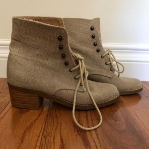 Frime Lace Up Ankle Boots Size 6